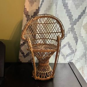 Vintage Mini Peacock Chair